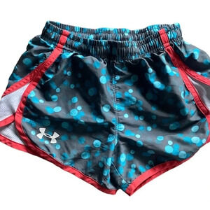UNDER ARMOUR GIRLS SHORTS ATHLETIC SUMMER CASUAL SPORTS BOTTOMS SIZE YXS XS